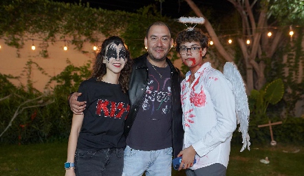  María Costa, Gerardo Lomelí y Santiago Lomelí.