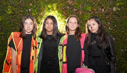  Elena Aranda, Ana Sofía, Nanuen y Regina Navarro.