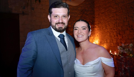   Gerardo Jiménez y Paula de la Rosa ya son esposos.