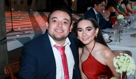   Guillermo Medina y Ximena Alderete.