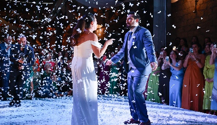  Paula de la Rosa y Gerardo Jiménez en su vals.