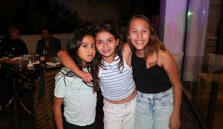  Marina Córdova, Ana José Huerta y Marifer Pizzarro.