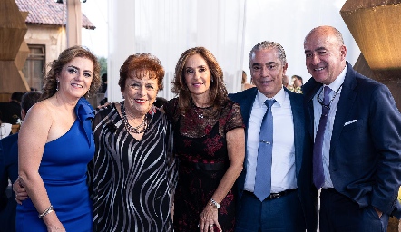  Adriana Carrera, Alicia Hinojosa, Mónica Gaviño, Gerardo Serrano y Rafael Olmos.