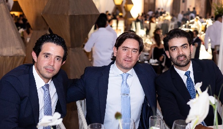  Roberto Mejía, Fernando Abud y Roberto Abud.