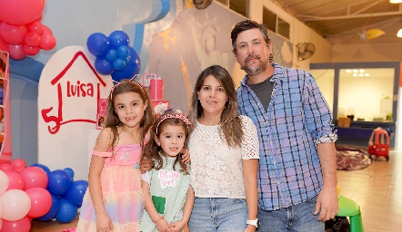   María José Barragán, Luisa Rodríguez, Ana José Rodríguez y Diego Rodríguez.