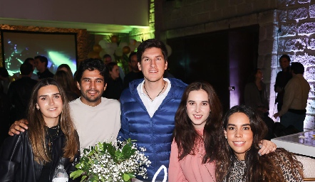  Isabel Pérez, José Luis Leiva, Alfredo Hernández, Renata Castillo y Ale Martínez 