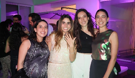  Paola Córdova, Rocío de la Vega, Valeria Rangel y Chío Ochoa.