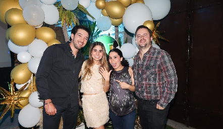 Johan Werge, Rocío de la Vega, Paola Córdova y Juan Autrique.