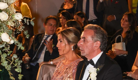  Susana Herrera y Lucio Ciuffardi, papás de la novia.