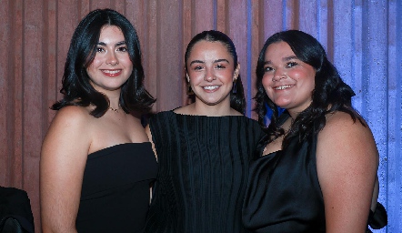  Valentina Gerardo, Montse Bedolla y Ana Luisa Aranda.