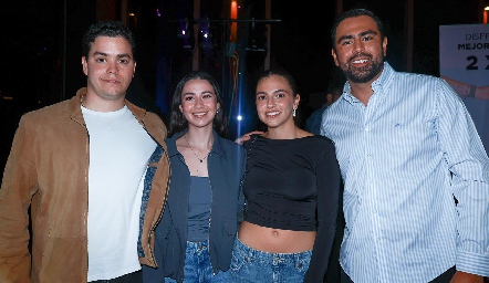  Alejandro Fernández, Maite Mendizábal, María Paula González  y Eduardo Palomo.