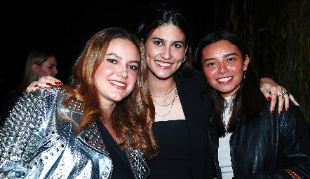  Renata Fernández, Natalia Gárate y Alejandra Cedillo.