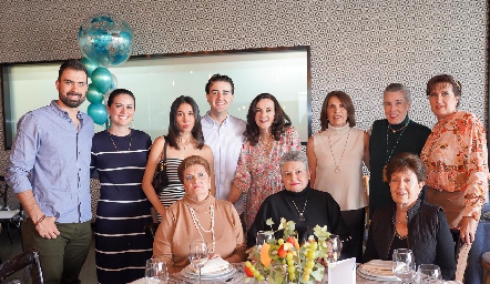  Guillermo Acosta, Lorena Alvarado, Andrea Grijalba, Andrés Compean, Lety Maldonado, Sandra Michel, Lupita Maldonado, Nena Michel, Carmelita Maldonado, Maruca Maldonado y Josefina Valle.