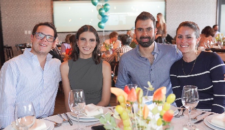  Rodrigo Maza, Sandra Acosta, Guillermo Acosta y Lorena Alvarado.