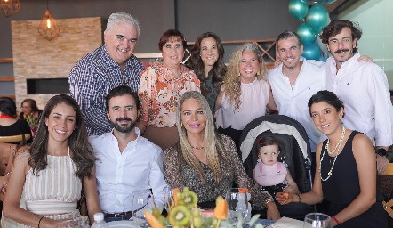  Alejandro Compean, Nena Michel, Majo Borbolla, Fermín, Gerardo de Anda, Guillermo Fojo, Ana Paula Gil y Joselyn de Anda.