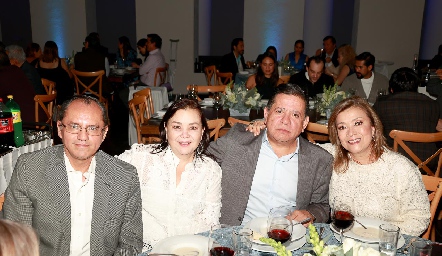  José de Jesús Rivera, Leticia Pruneda, Jorge Carrillo y Sol Vega.