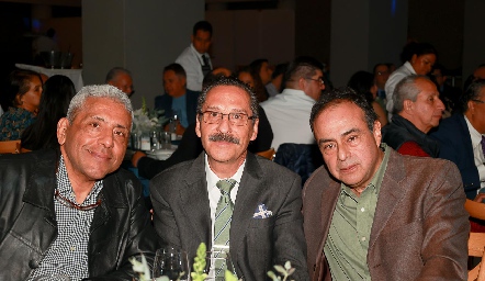  Guillermo Rivera, Arturo Guel y Carlos Sarabia.