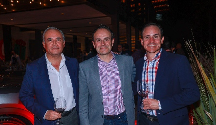  Raúl Suarez, Beto Fontes y Jaime Ruelas.