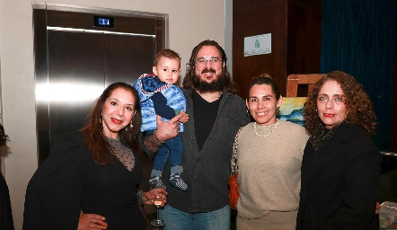  Gladis Villasana, Andrés Villasana, Chantal y Lupita Hernández.