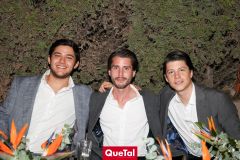  Matt Delgado, Felipe Palau y Santiago González.