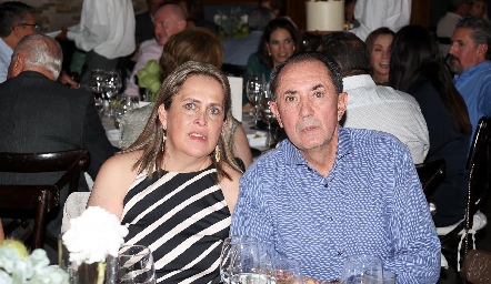  Martha Huerta y Miguel Alcalde.