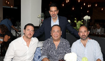  Miguel Calvillo, Rodrigo Alcalde, Evaristo Lafuente y Pato Nieto.