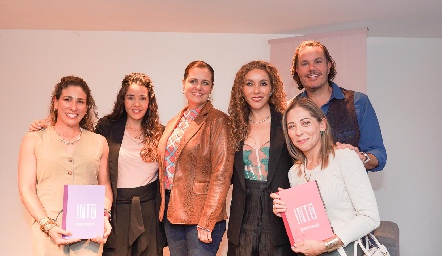  Nina, Begoña López , Edgardo Meade, Vindhya, Lorena Aldrete, Claudia Llamas.