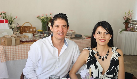   Florencio Mayers y Alejandra Cortés.