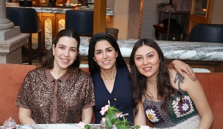  Paulina Robles, Daniela González y Liliana Medina.