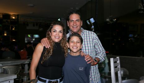  José Juan Villalba, Juan José Villalba y Ana Cano.