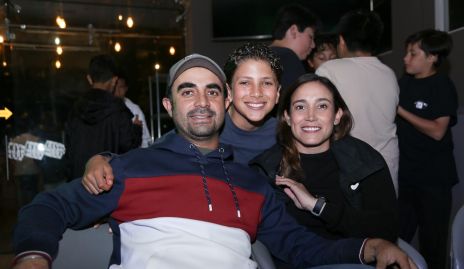  Pablo Cano, José Juan y Valeria Olivares.