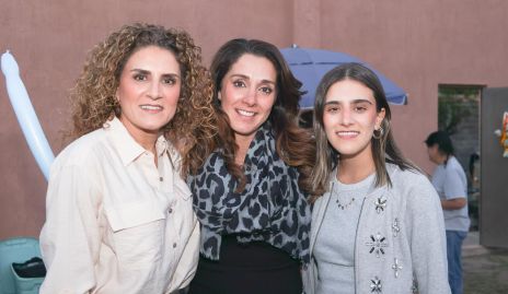  Judith Gómez, Berenice Díaz Infante y Regina Hinojosa.