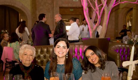  Amelia Higuera, Ana Luisa Cabrera y Liliana Tobías.