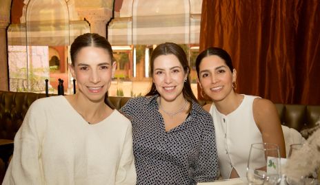  Vale Zúñiga, Pau Robles y Daniela González .