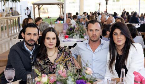  Andrés Allende, Maite Soberón, Andrés Meade y Fernanda Solórzano.