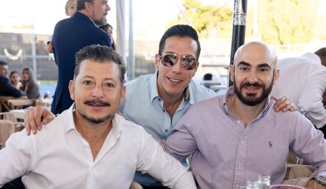  Horacio Lizaola, Sergio García y Güero Padilla.