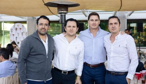  Mauricio Romo, Alberto Bejarano, Carlos Abella y Carlos Almazán.