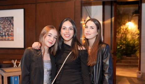  Triana Rosillo, Marijó Mendoza y Alexa Pizzuto.