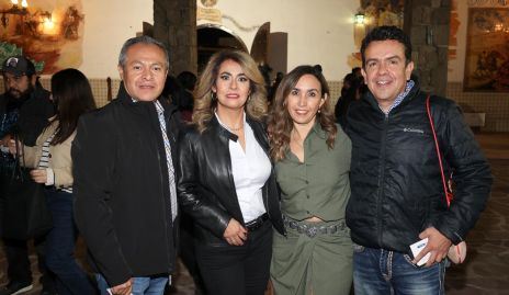  Mateo Hernández, Isabel Moctezuma, Alejandra Pérez y Raúl Saldaña.