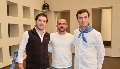  Oscar Mendizábal, Jaime Villalobos e Iñaki Mendizábal.