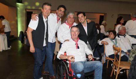  Antonio Mendizábal, Mario Macías, Gerardo Córdova, Jorge Mendizábal y Federico Mendizábal.