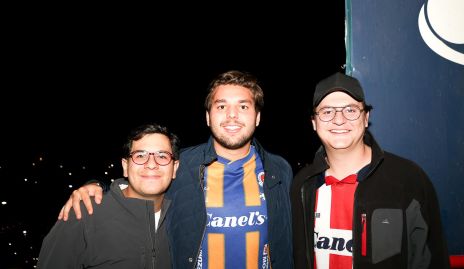  Rodrigo Villasana, Moisés Payán y Diego Bárcena.
