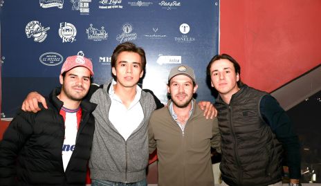  Jero Gómez, Oscar Ruiz, Oscar Mendizábal y Rodrigo Navarro.