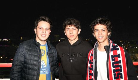  Diego Vázquez, Chema Herrera y Gabo Ríos.