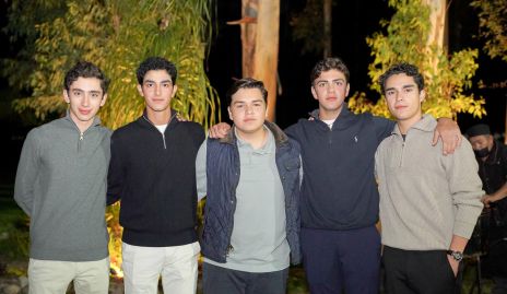 Mateo Conde, Emiliano Delsol, José Luis Barrón, Omar Feres  y Juan José Leos. 