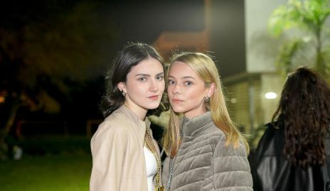 Sofía García y Anabella Mercado. 