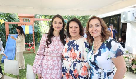  Chío Huerta, Juliana Garza y Mónica Alcalde.