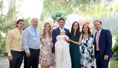  Familia Garza Alcalde, Sebastián, Federico, Mónica y Federico Garza, María Gameros, Mónica Alcalde, Fernando de Luna y Paula de Luna.