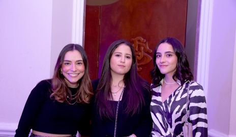  Camila Gallegos, Paulina Landeros y Ana Paula Macías.
