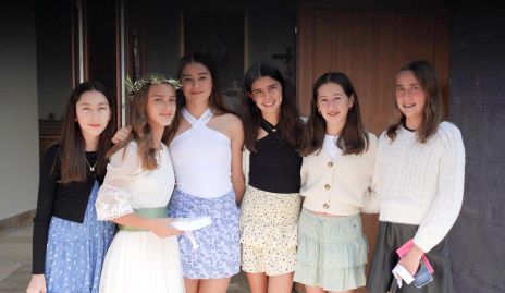  María, Roberta, Rafaella, Carlota Pía y Paula.
